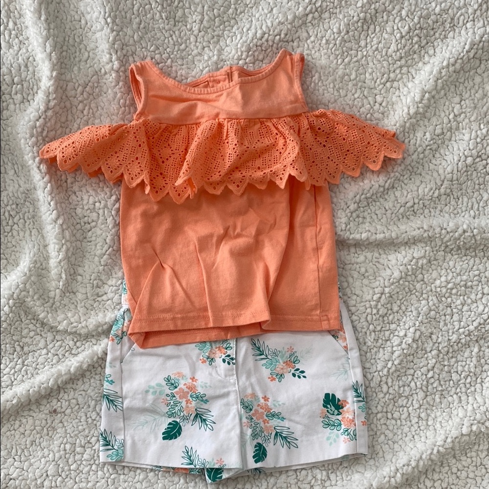 Janie and Jack 2T tank and shorts set